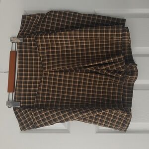 Plus Size Cider Plaid Skort